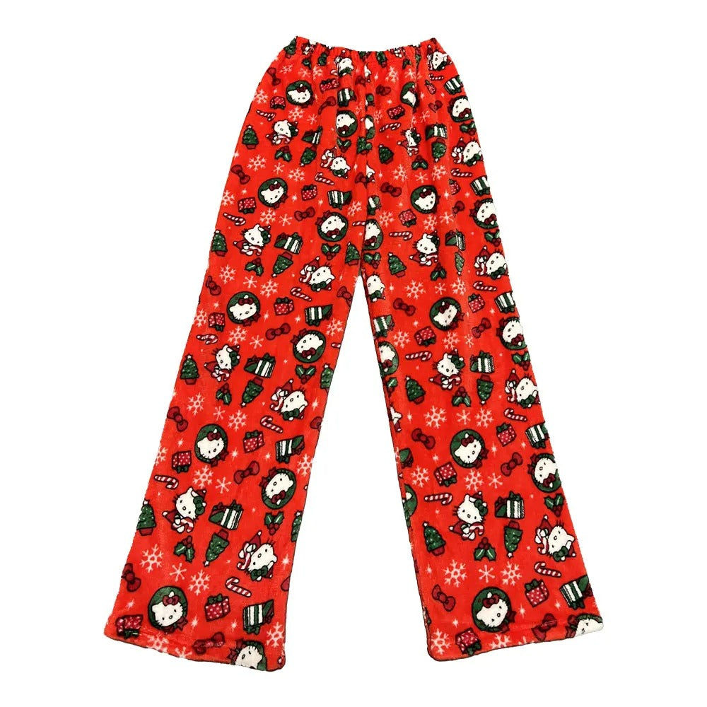 Pantalon de pyjama Hello Kitty de Noël